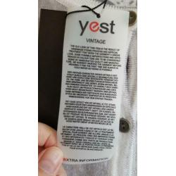 Nieuw vintage look vest van Yest maat 38