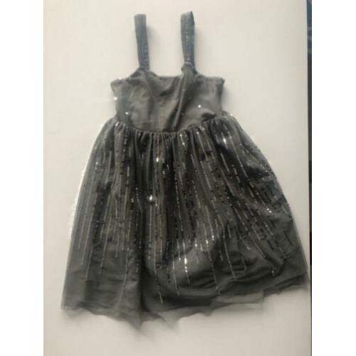 Jurk grijs van H&M maat 134/140