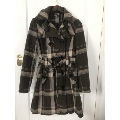 Colours of the world dames coat mantel jas bruin M 38 40