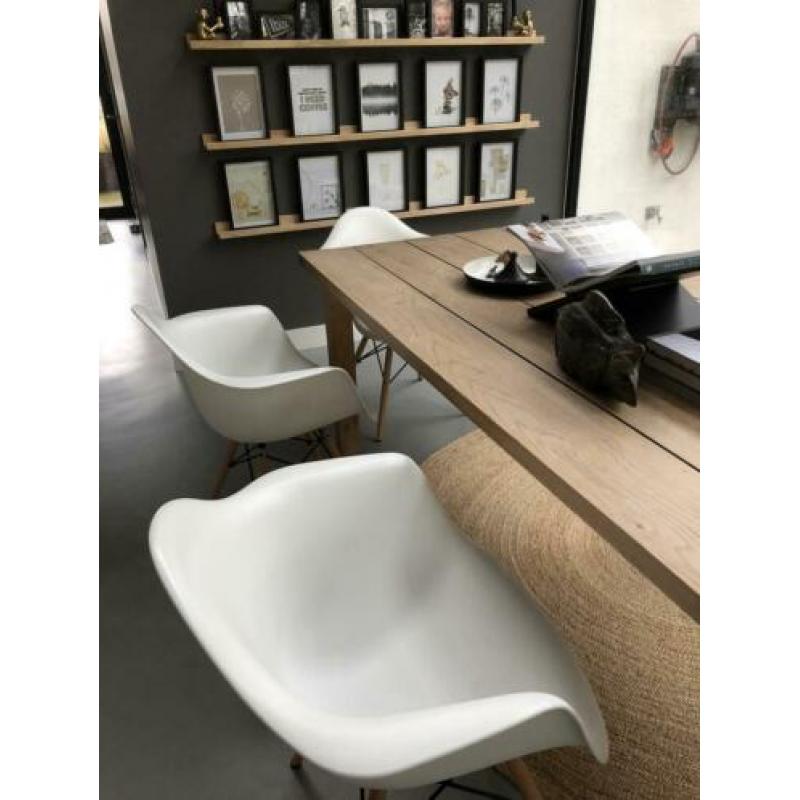 Eames stijl stoelen 4X wit