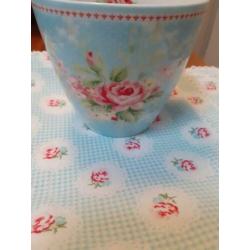 Greengate Marie white en Amy pale blue latte cup