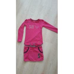 Quapi setje rokje en shirt maat 110-116