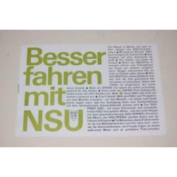 NSU modellen 1960 met NSU wankel spider