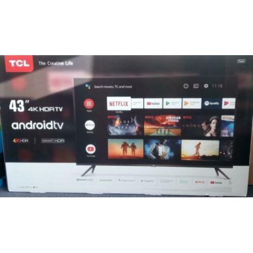 4K UHD TV TCL 43EP644 Android 9.0 Smart