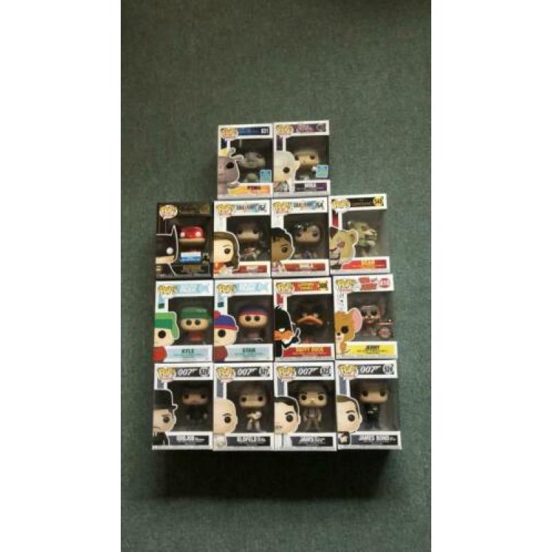 Funko pops - disney/dc/enz - exclusives - 14 stuks