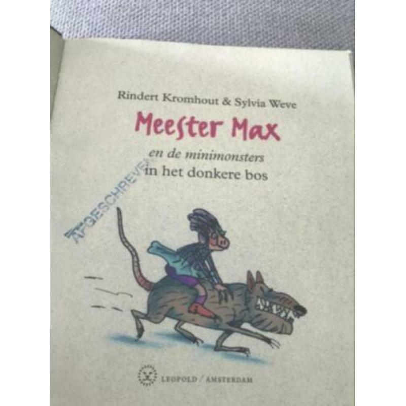 Meester max en de minimonsters in het donkere bos kromhout