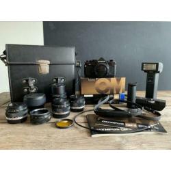 Olympus OM 2n zeer complete set
