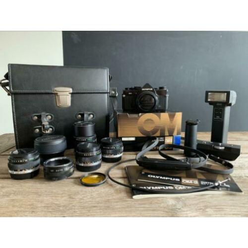 Olympus OM 2n zeer complete set