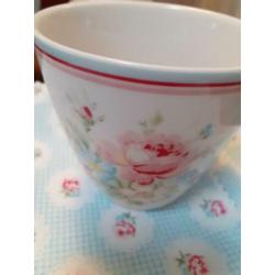 Greengate Marie white en Amy pale blue latte cup