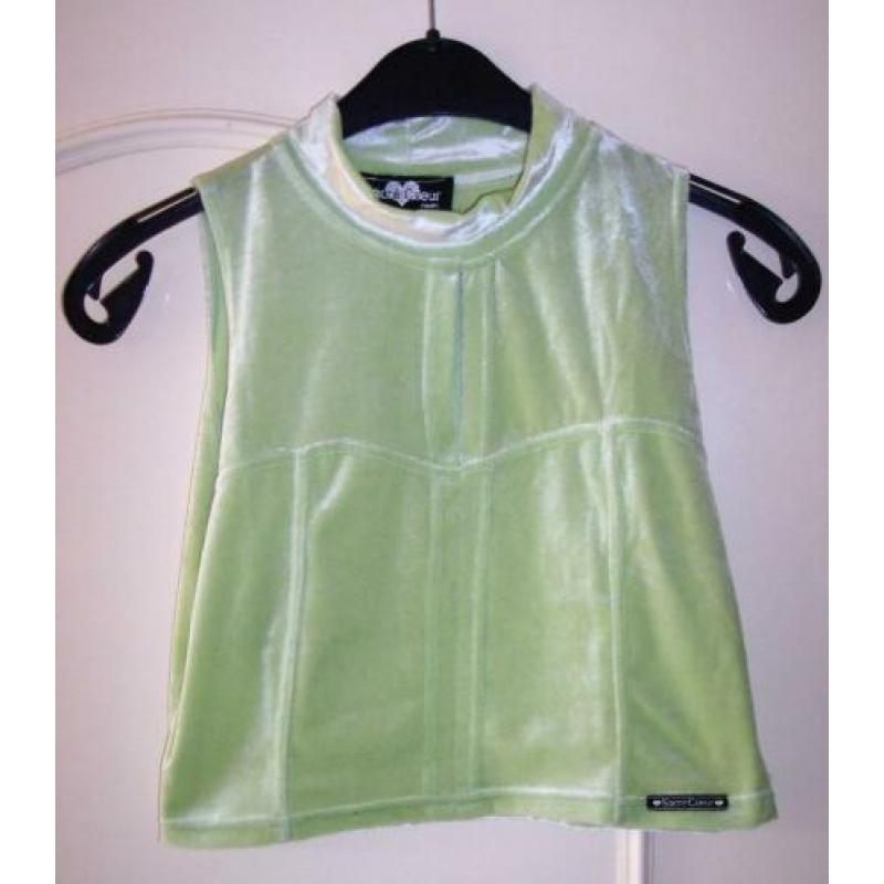 Korte Top Groen S ook in Creme Merk Sacre Coeur ( Jool )