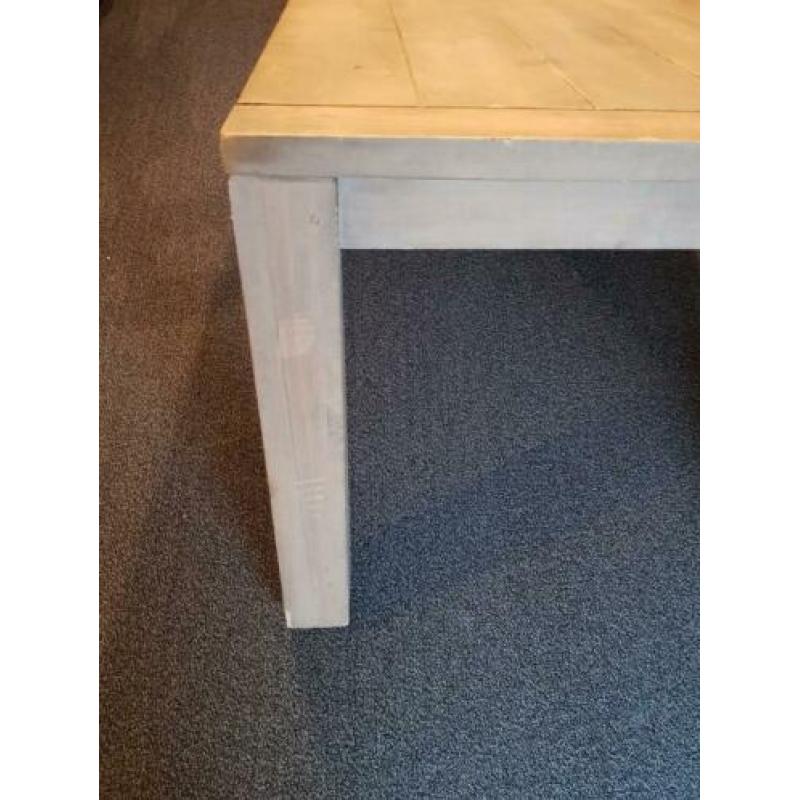 Eettafel grijs 180 bij 90 cm