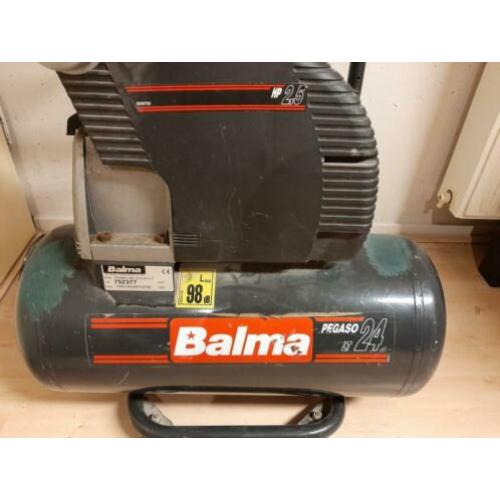 Balma Pegaso Compressor 260L/min., 24ltr. buffertank, 220V