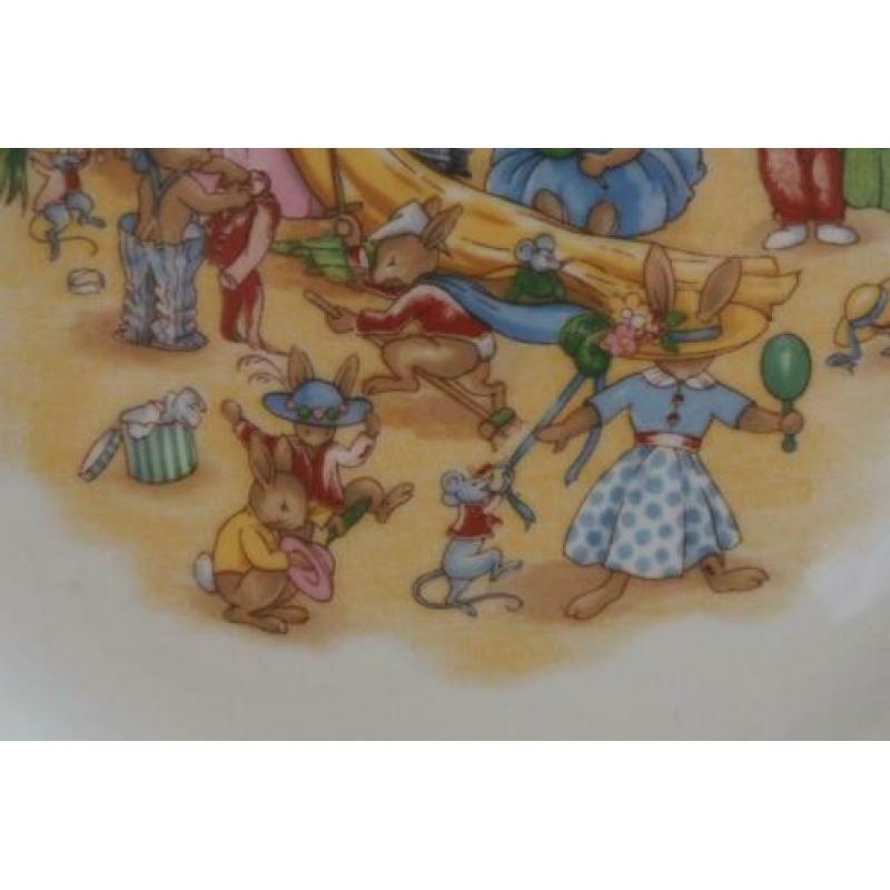 Mooi groot diner bord van Royal Doulton/ Bunnykins.