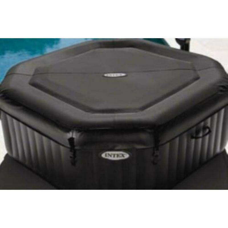 Intex Opblaasbaar bubbelbad Octagon 6 persoons deluxe 801
