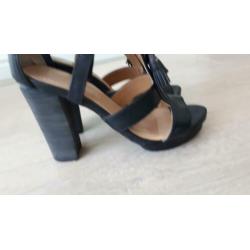 Ilario Ferucci pumps zwart leer maat 38