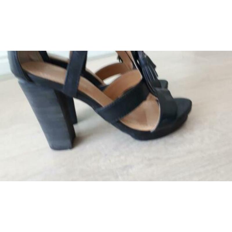 Ilario Ferucci pumps zwart leer maat 38