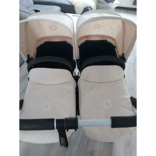 Bugaboo donkey duo, off white, tweeling