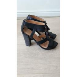 Ilario Ferucci pumps zwart leer maat 38