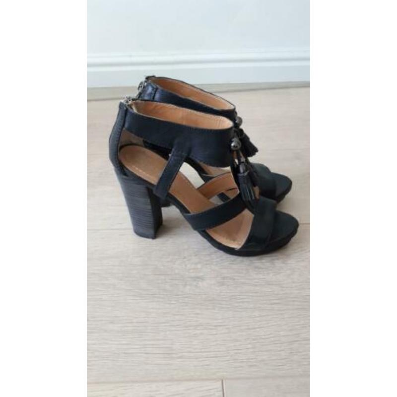 Ilario Ferucci pumps zwart leer maat 38