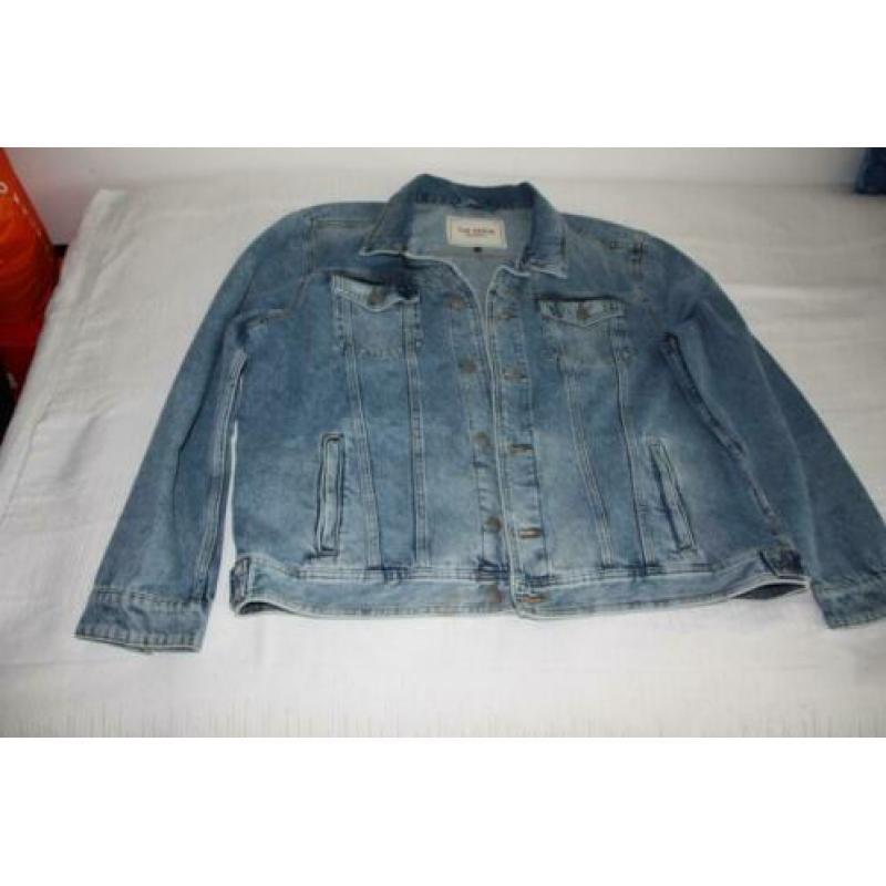 Spijkerjack - heren - middenblauw - mt XXL