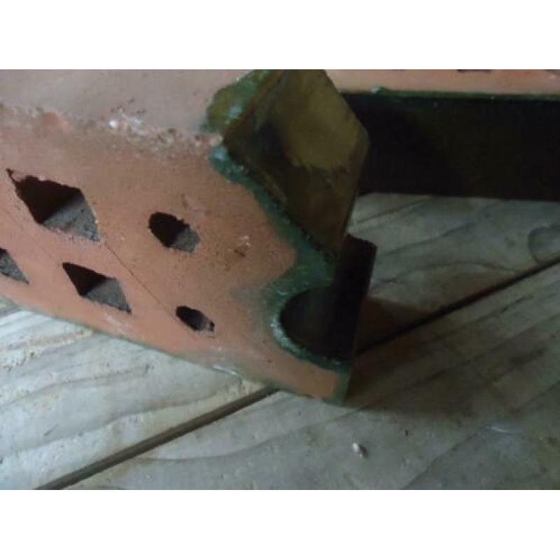 20 stuks antieke geglazuurde metselstenen