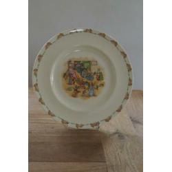 Mooi groot diner bord van Royal Doulton/ Bunnykins.