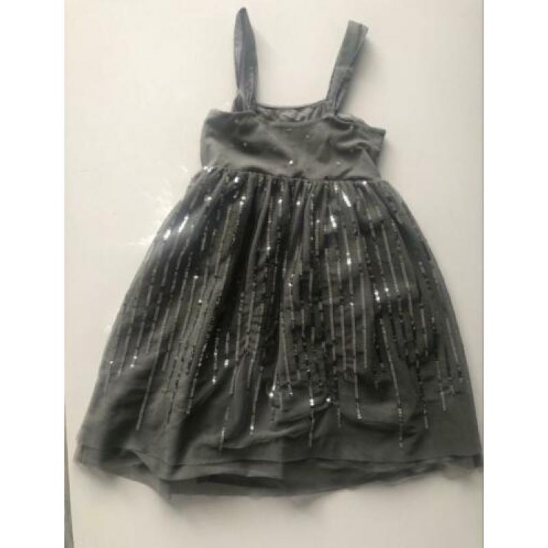 Jurk grijs van H&M maat 134/140