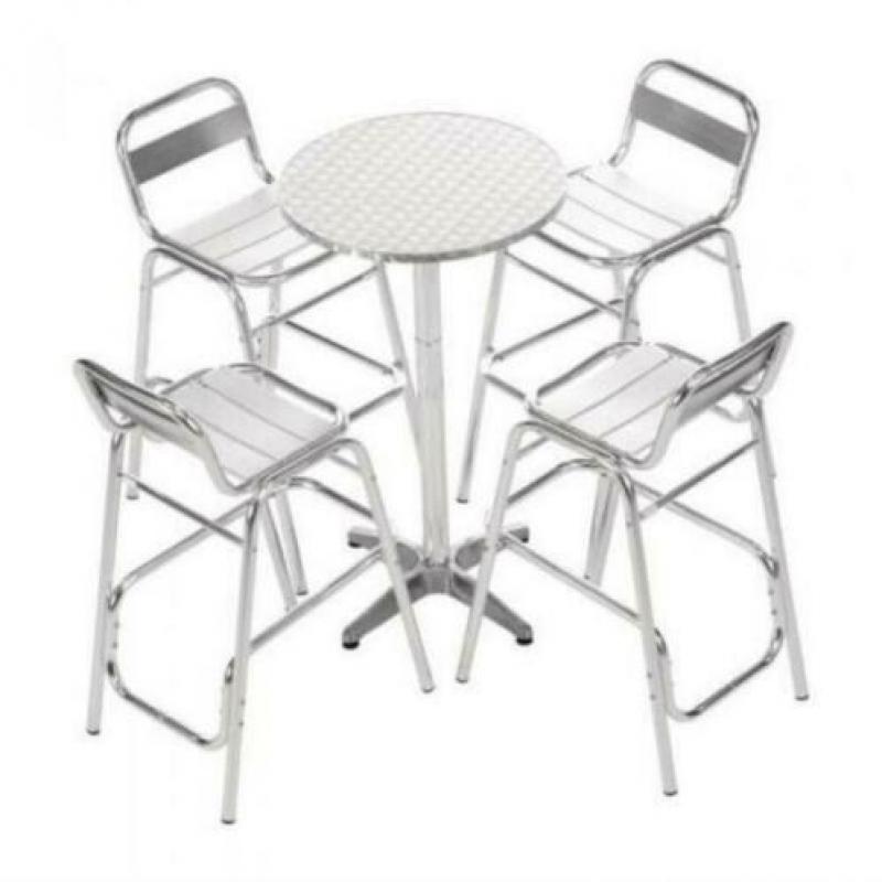 342x Alu terrasstoelen | kantinestoelen | Bolero stoel 196