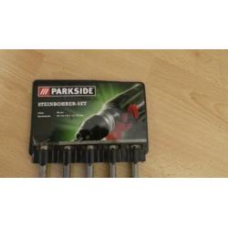 Parkside steenboor - set 60 cm, nieuw