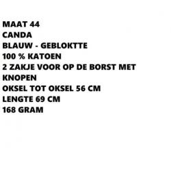 Maat 44 - canda - diverse blouse