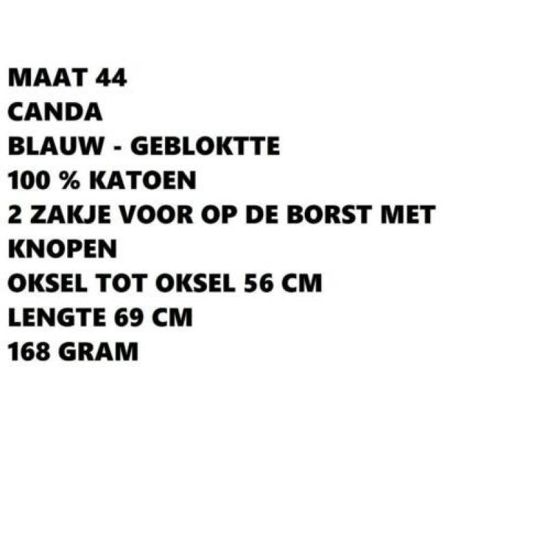 Maat 44 - canda - diverse blouse