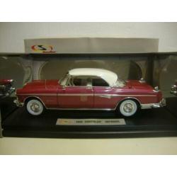 Chrysler Imperial maroon rood 1955 Signature 1:18 KRD