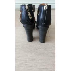 Ilario Ferucci pumps zwart leer maat 38