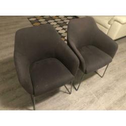 Set van 2 eetkamerstoelen ikea