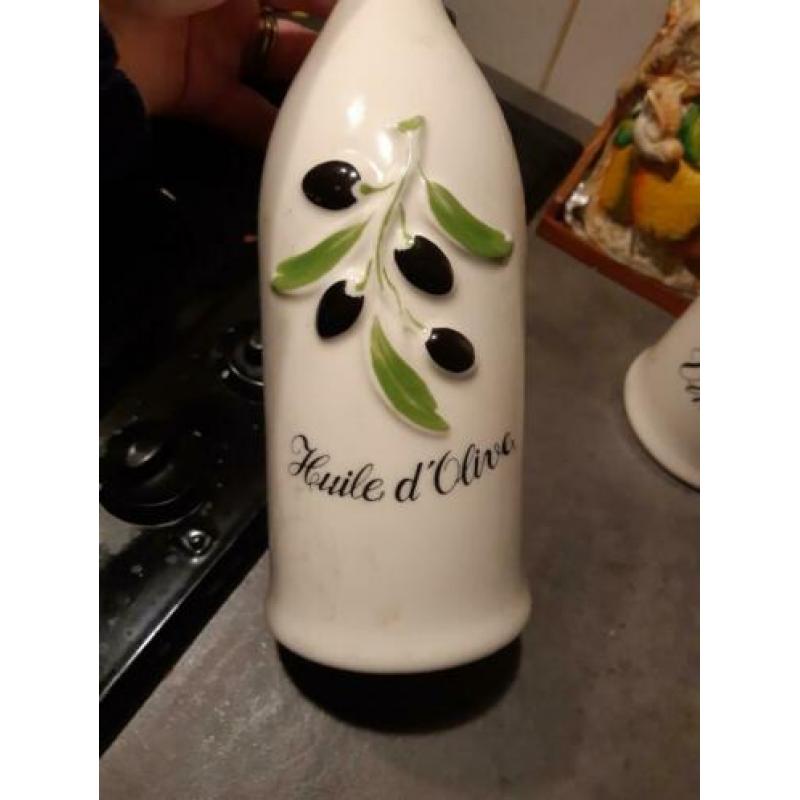 Olie/ azijn keuken servies