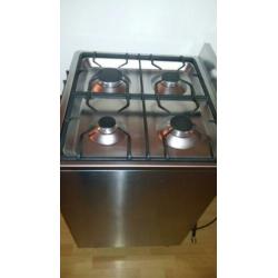 Rvs smeg gasfornuis 4pits met hetelucht oven