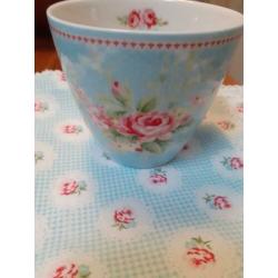 Greengate Marie white en Amy pale blue latte cup