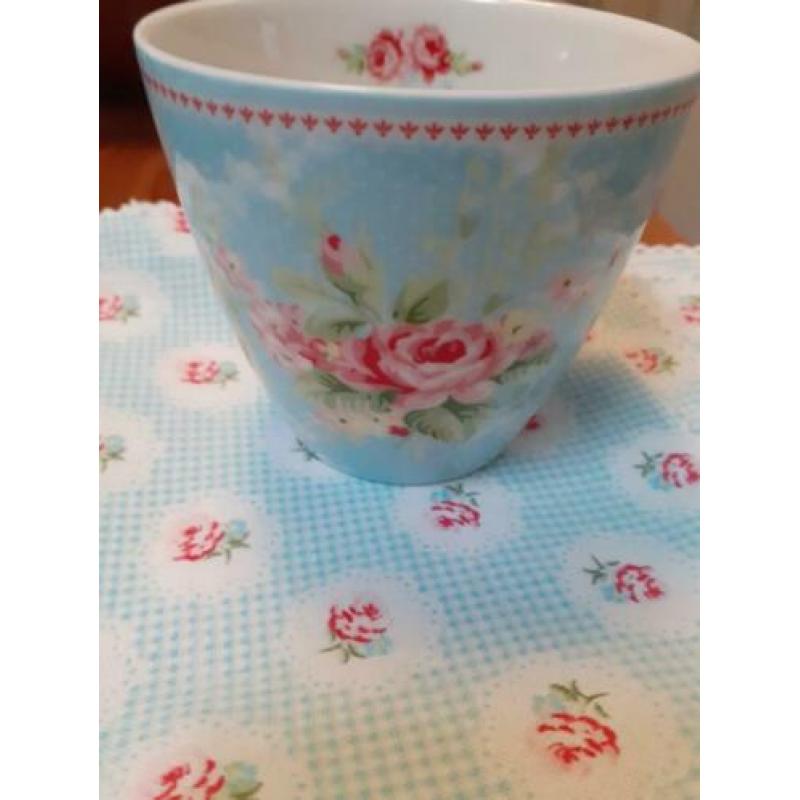 Greengate Marie white en Amy pale blue latte cup