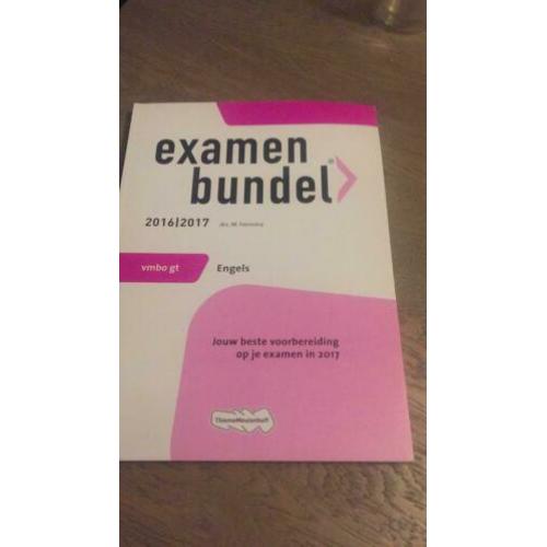 Examenbundel VMBO GT Engels