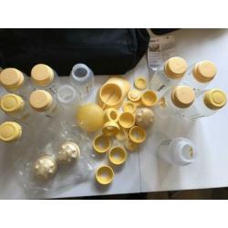 Medela Freestyle dubbele Borstkolf bijna nieuw +veel extra’s