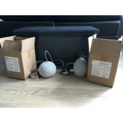 Twee nieuwe hanglampen