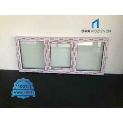 PREMIUM KWALITEIT KUNSTSTOF V-DK-V KOZIJN 250CMx80CM INTREK