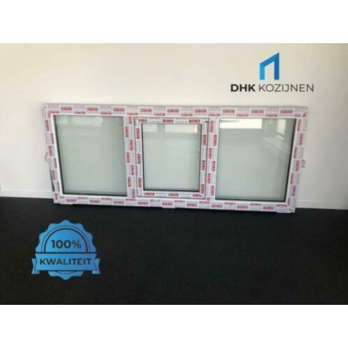 PREMIUM KWALITEIT KUNSTSTOF V-DK-V KOZIJN 250CMx80CM INTREK