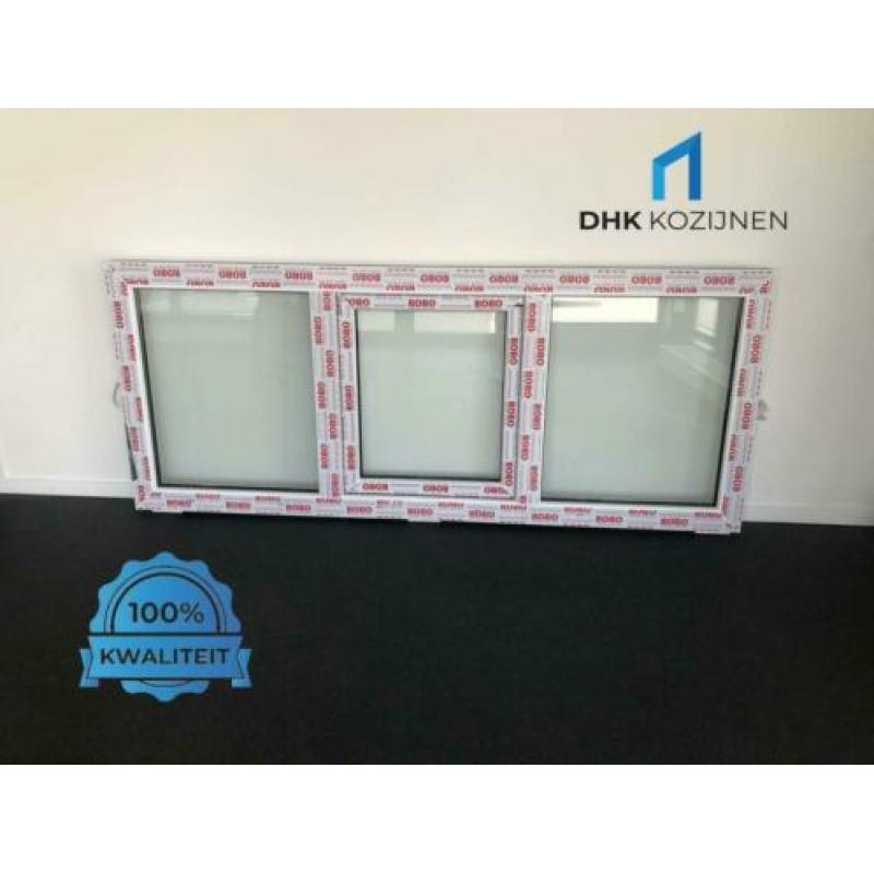 PREMIUM KWALITEIT KUNSTSTOF V-DK-V KOZIJN 250CMx80CM INTREK
