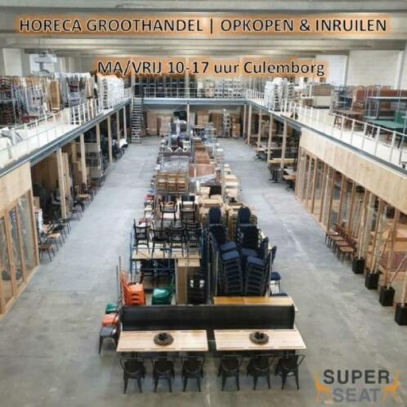 29 x HPL stapelstoelen, HORECA design stoelen Arper 266