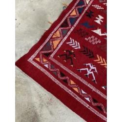 Hele grote vintage Kelim - Wandkleed - Tapijt