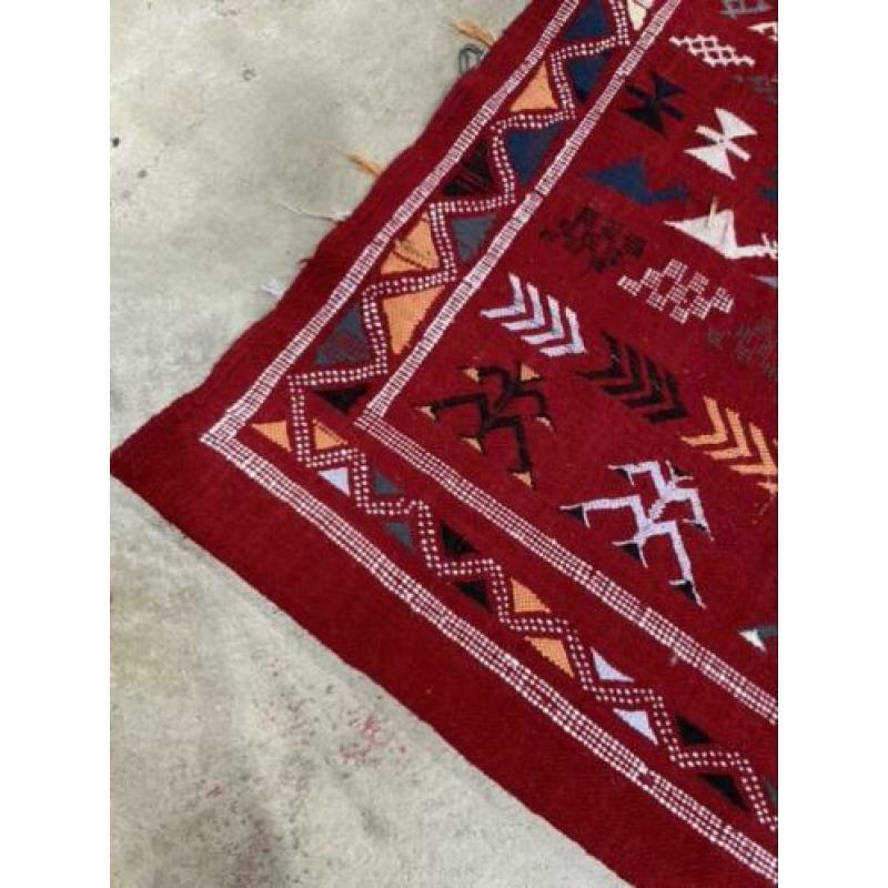 Hele grote vintage Kelim - Wandkleed - Tapijt