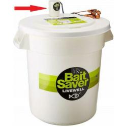Baitsaver 12V zuurstofpomp voor aasvissen. € 39,95.