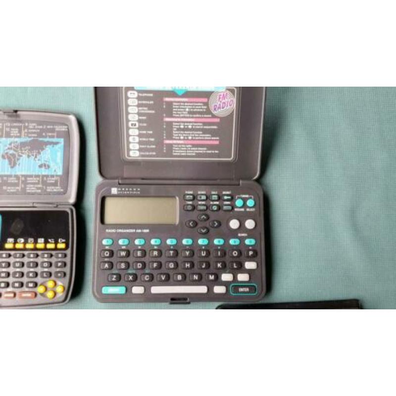 Data -cal -dialer -radio -organizers 6 stuks