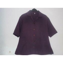 Maat l - paarse blouse